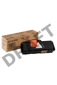 Тонер-картридж Kyocera TK-130 (1T02HS0EUC/1T02HS0EU0) черный для FS-1300D/1300DN/FS-1028MFP/1028MFP DP/1128MFP 7200 стр.