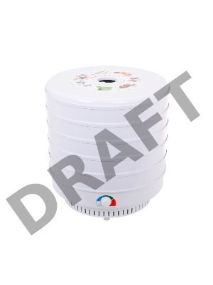 Сушилка для овощей и фруктов Великие реки Ветерок-2 , 5 поддонов, в гофротаре, белая