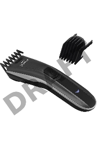 Машинка для стрижки Polaris PHC 0512RC черный/серебристый (насадок в компл:2шт)