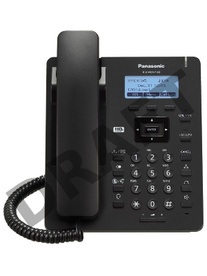 Интернет-телефония Panasonic KX-HDV130RUB – проводной SIP-телефон черный