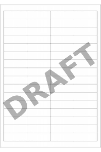 Самоклеящаяся бумага LOMOND универсальная для этикеток, A4, 64 делен. (48.5 x 16.9 мм), 70 г/м2, 50 листов.