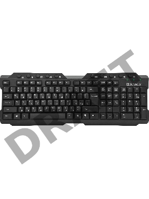 Беспроводная клавиатура Defender Element HB-195 RU,черный,мультимедиа