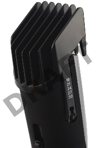 Машинка для стрижки Polaris PHC 0512RC черный/серебристый (насадок в компл:2шт)