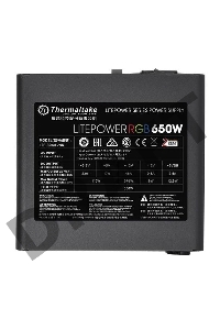Блок питания Thermaltake Litepower RGB 650W (PS-LTP-0650NHSANE-1) v2.3, A.PFC, 80 Plus , Fan 12 cm, Retail