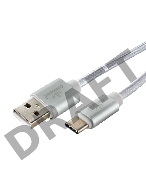 Кабель USB 2.0 Cablexpert CC-U-USBC02S-1.8M, AM/TypeC, серия Ultra, длина 1.8м, серебристый, блистер