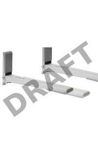 Кронштейн для СВЧ Holder MWS-2003 металлик макс.40кг настенный фиксированный    