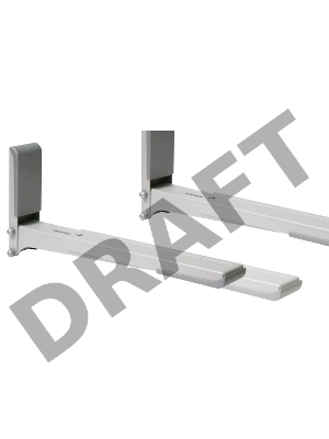 Кронштейн для СВЧ Holder MWS-2003 металлик макс.40кг настенный фиксированный    