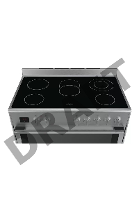 Электрическая плита с духовкой BOSCH HCB738357M Отдельностоящая Series 8, 846-880 x 898 x 600, 5 зон готовки мощностью 1.2-2.2 кВт, духовка на 112 л мощностью 3.1 кВт, 8 режимов работы, гриль, каталитическое покрытие духовки, регулируемая высота плиты