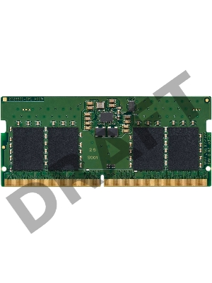 Память оперативная/ Kingston 16GB 4800MT/s DDR5 Non-ECC CL40 SODIMM 1Rx8