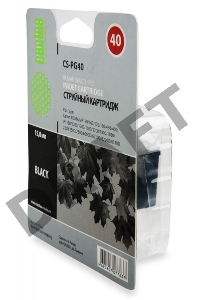 Картридж струйный Cactus CS-PG40 черный для Canon Pixma MP150/ MP160/ MP170/ MP180 (18ml)