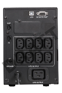 Источник бесперебойного питания Powercom Smart King Pro+ SPT-1000-II LCD 800Вт 1000ВА черный