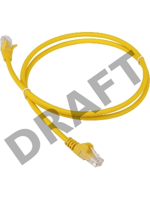 Патч-корд LANMASTER LSZH UTP кат.5e, 2.0 м, желтый Патч-корд LANMASTER LSZH UTP кат.5e, 2.0 м, желтый