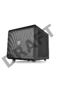 Корпус Thermaltake Case Tt Core V21 CA-1D5-00S1WN-00  mATX/ win/ black/ USB3.0/ no PSU