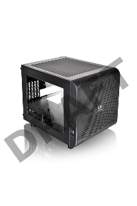 Корпус Thermaltake Case Tt Core V21 CA-1D5-00S1WN-00  mATX/ win/ black/ USB3.0/ no PSU