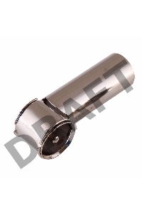 Переходник автоантенны штекер «Европа»-гнездо «Азия» угловой REXANT