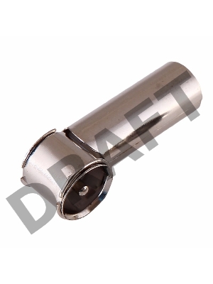 Переходник автоантенны штекер «Европа»-гнездо «Азия» угловой REXANT