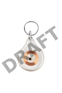 Электронный ключ (брелок прозрачный) 125 kHz формат Em-Marin индивидуальная упаковка 1 шт.