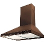 Вытяжка Gefest ВО 10 К47 (БЭВ 10-3 К47) (коричневый, 135 Вт, 3 скорости, кнопочное управление)    