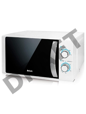 Микроволновая печь BBK 20MWS-711M/WS белый/серебро (20 литров, механическое управление, 700 Вт)