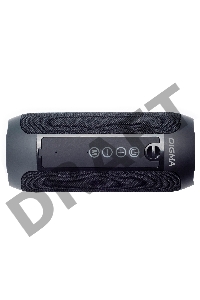 Колонка порт. Digma D-PS1510 черный 10W 2.0 BT 10м 1200mAh