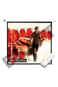 Экран Sakura 220x220см Motoscreen 1:1 настенно-потолочный  (моторизованный) 123' Matt White (MW)