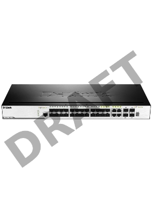 Сетевое оборудование D-Link DGS-3000-28SC/A1A Управляемый стекируемый коммутатор 2 уровня с 20 портами 100/1000Base-X SFP, 4 комбо-портами 10/100/1000Base-T/SFP и 4 портами 10GBase-X SFP+