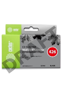 Картридж струйный Cactus CS-CLI426BK черный для Canon MG5140 5240 6140 8140 MX884 (8,2ml)