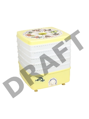 Сушилка для овощей и фруктов Великие реки Ротор-Дива-Люкс СШ-010, 5 поддонов, цветная упаковка, вент, Барнаул