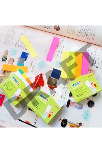 Закладки самокл. индексы бумажные Hopax 21612 12x50мм 4цв.в упак. 100лист европодвес