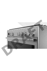 Отдельностоящая  плита с газовой варочной поверхностью и электрической духовкой BOSCH HSB738357M Series 8, 846-880 x 898 x 600, 5 конфорок с электроподжигом, духовка мощностью 3.1 кВт на 112 л, 8 режимов работы, гриль, каталитическое покрытие духовки, рег