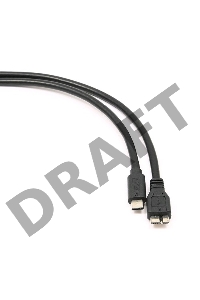 Кабель Cablexpert CCP-USB3-mBMCM-1M USB3.0 microBM/USB3.1TypeC, 1м, 