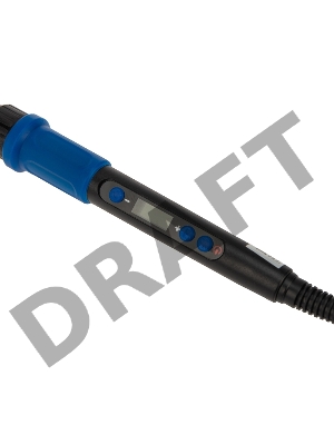 Паяльник REXANT, подставка, набор из 5 жал, цифровой, керамический нагреватель, 200-500 °C, 220 В/65 Вт