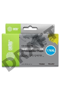 Картридж струйный Cactus CS-CB325N желтый для №178XL HP PhotoSmart B8553/C5383/C6383/D5463 (14,6ml)
