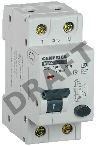 Автоматический Выключатель Дифф. Тока Iek MAD25-5-032-C-30 АВДТ 32 C32 - GENERICA