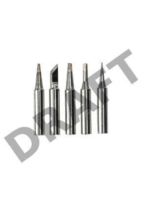 Паяльник REXANT, подставка, набор из 5 жал, цифровой, керамический нагреватель, 200-500 °C, 220 В/65 Вт