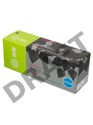 Тонер Картридж Cactus CS-CF413A пурпурный для HP LJ M452DW/DN/NW, M477FDW/M477FDN/M477FNW (2300стр.)