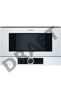 Микроволновая печь Bosch BFL634GW1 21л. 900Вт белый (встраиваемая)