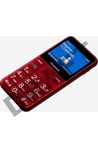 Мобильный телефон Panasonic TU150 красный моноблок 2Sim 2.4