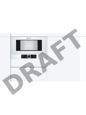 Микроволновая печь Bosch BFL634GW1 21л. 900Вт белый (встраиваемая)