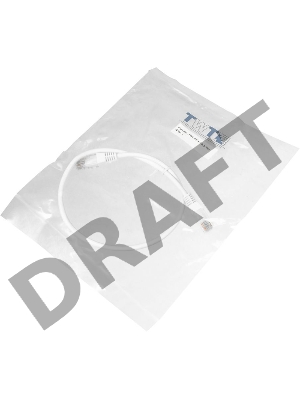 Кабель Патч-корд Lanmaster UTP TWT-45-45-0.5-WH вилка RJ-45-вилка RJ-45 кат.5е 0.5м белый ПВХ