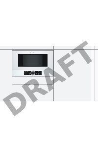 Микроволновая печь Bosch BFL634GW1 21л. 900Вт белый (встраиваемая)