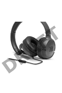 Наушники JBL Наушники накладныеT500, 32 Ом, черный