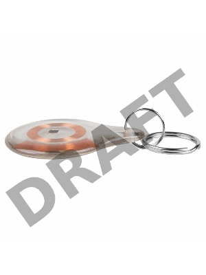 Электронный ключ (брелок прозрачный) 125 kHz формат Em-Marin