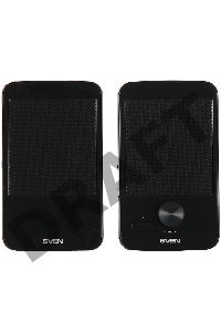 Колонки SVEN 312, черный {2.0, 100 – 20 000 Гц, 4Вт}