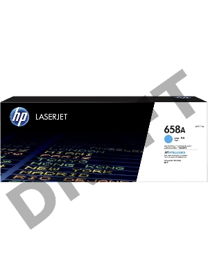 Тонер-картридж HP 658A W2001A голубой для HP CLJ Enterprise M751 (6000стр.)