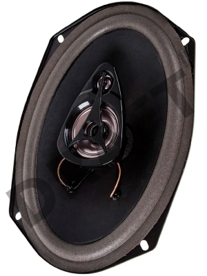 Колонки автомобильные Phantom MS 693 (без решетки) 200Вт 93дБ 4Ом 16x23см (6x9дюйм) (ком.:2кол.) коаксиальные трехполосные