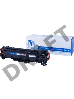 Картридж NV Print совместимый HP CC533A/Canon 718 Magenta для для LJ Color CP2025/ (2800k)