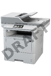 МФУ Brother MFC-L6900DW, лазерный принтер/сканер/копир/факс A4, 50 стр/мин, 1200x1200 dpi, 1024 Мб, дуплекс, ADF80, подача: 570 лист., вывод: 150 лист., Post Script, Ethernet, USB, Wi-Fi, цв. ЖК-дисплей (старт.к-ж 12000 стр)