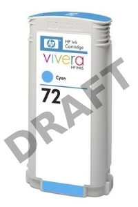 Картридж струйный HP №72 C9371A голубой для HP DJ T1100/T610 (130мл)