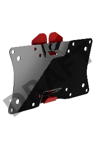 Кронштейн для телевизора Holder LCDS-5060 черный глянец 19